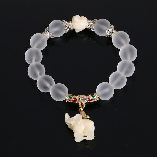 Crystal Elephant Bracelet